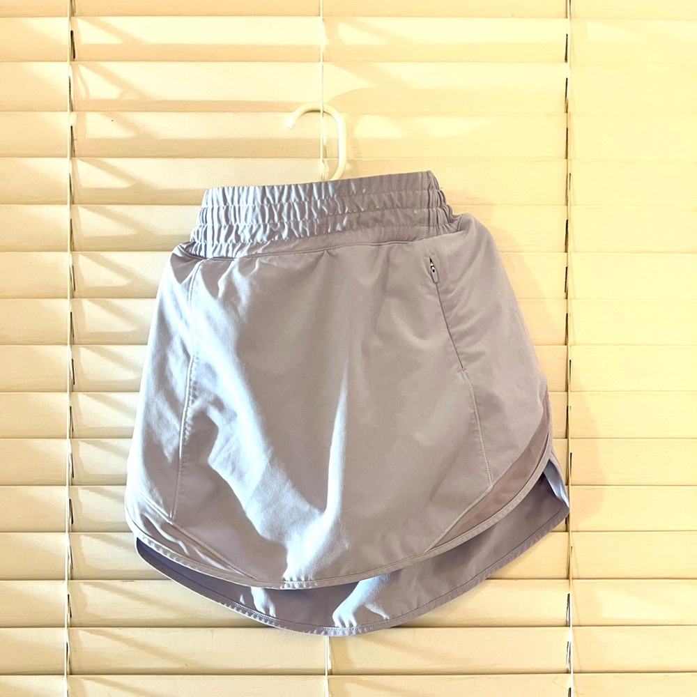 Periwinkle/light purple hotty hot skirt LuLuLemon discontinued.